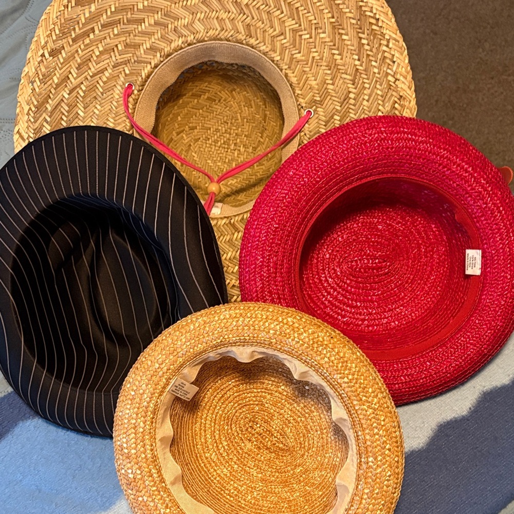 Stylish Hat Collection - Red, Tan, Black - Picture 6 of 6